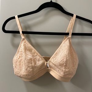 Lively Busty Bralette; nude peach; sz 1